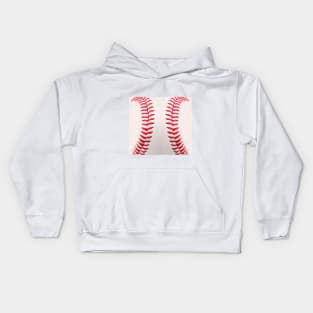 Real baseball ball Kids Hoodie